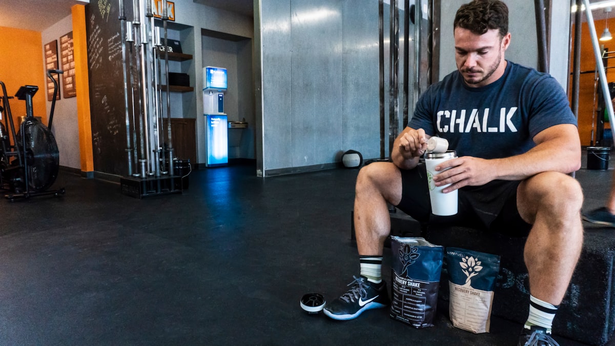 Atleta con plan nutricional personalizado